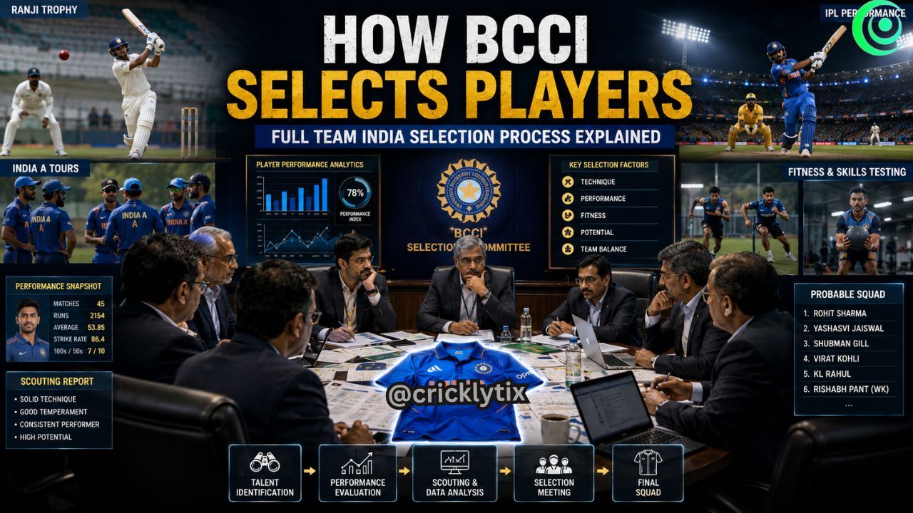 How BCCI Selects Players for Team India: Full Selection Process Explained