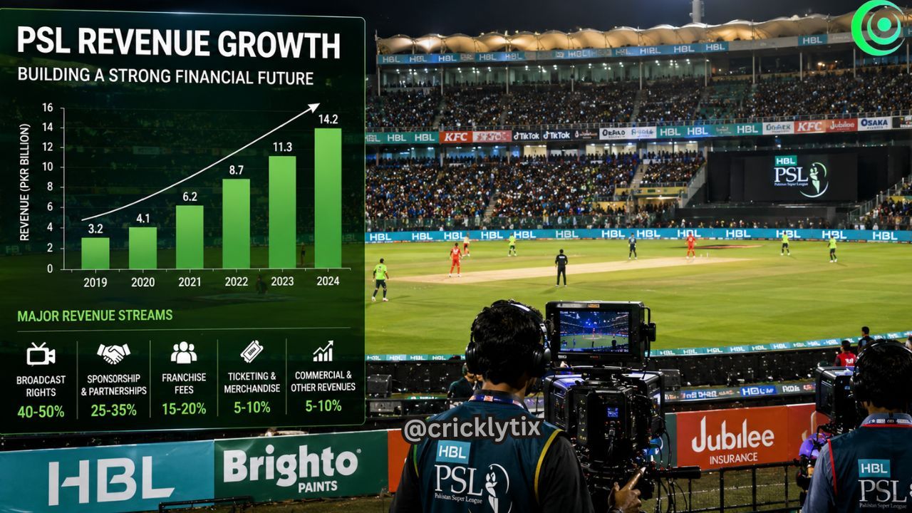PSL Revenue Explained (2026): How Teams Earn Money Through Broadcasting, Sponsorships & Franchise Deals