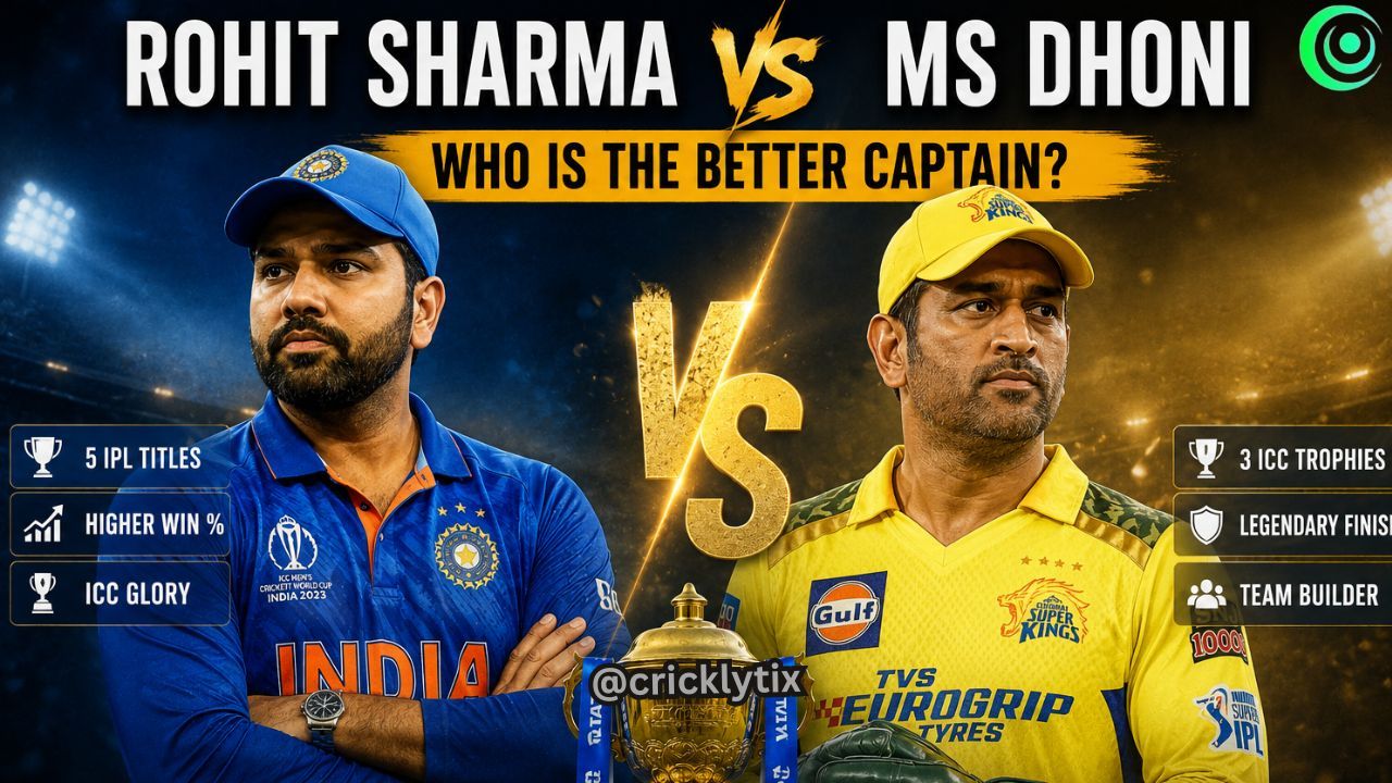 Rohit Sharma vs MS Dhoni: Who Is the Better Captain? A Statistical Comparison